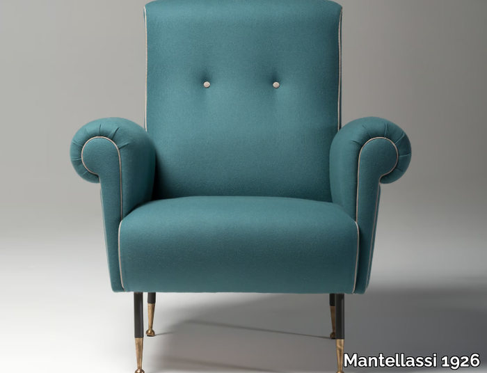 PULCE - Wool armchair with armrests _ Mantellassi 1926