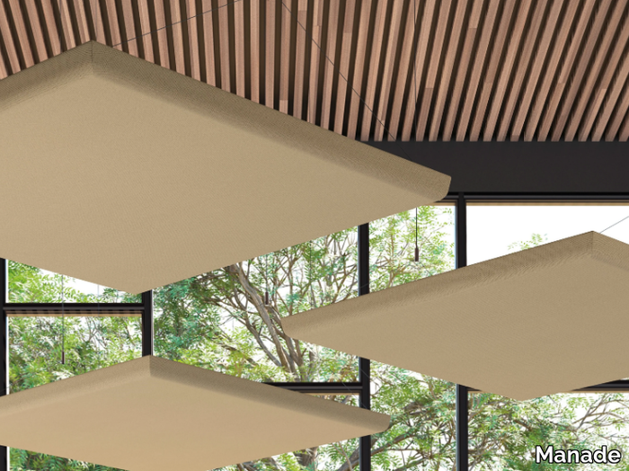 ADDENDA - Fabric acoustic ceiling clouds _ Manade