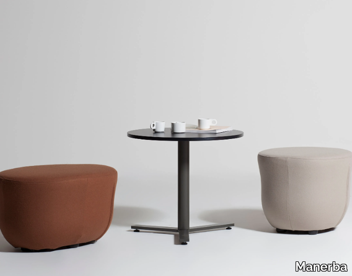 K-WORD - Round high side table _ Manerba