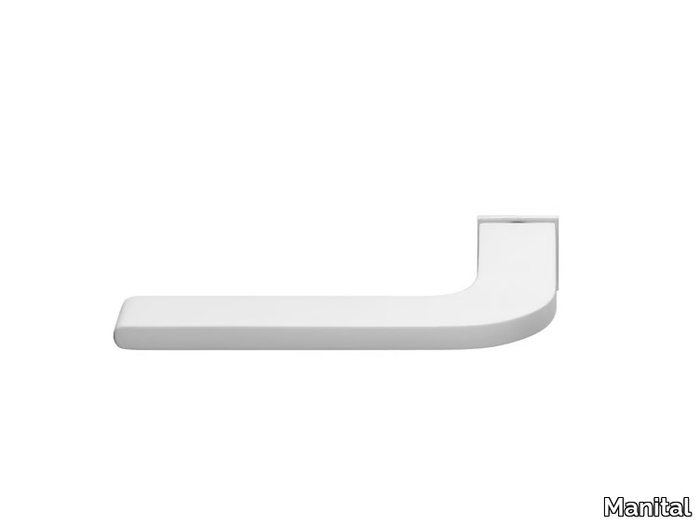 BIMYOU MINIMAL - Zinc door handle on rose _ Manital