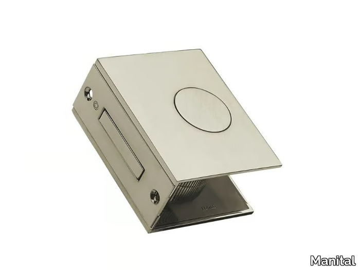 FLAT S - Recessed zinc door handle _ Manital