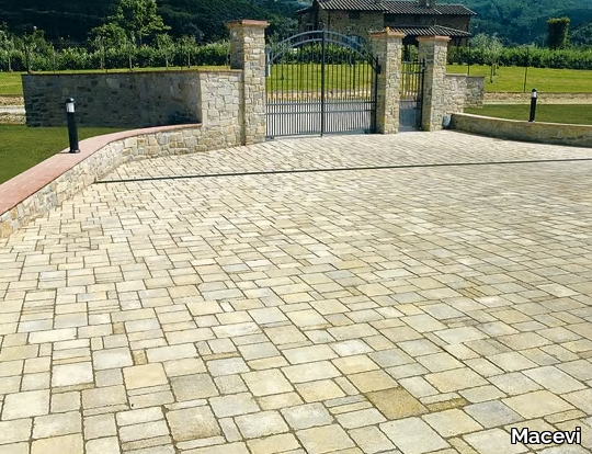 LE CRETE - Vehicular concrete paving block _ Macevi