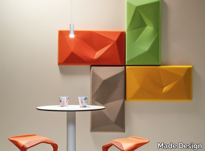 VEVEY ACOUSTIC - Polyester Acoustic wall panel _ Made Design