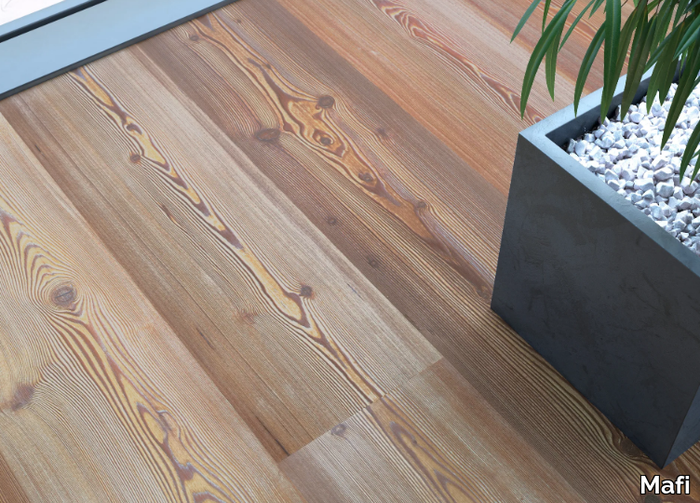 LARCH VULCANO - EXTREME LYE/ NATURAL OIL - Larch flooring _ Mafi