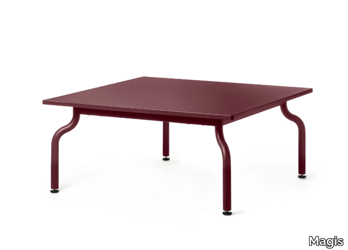 SOUTH - Square low steel coffee table _ Magis