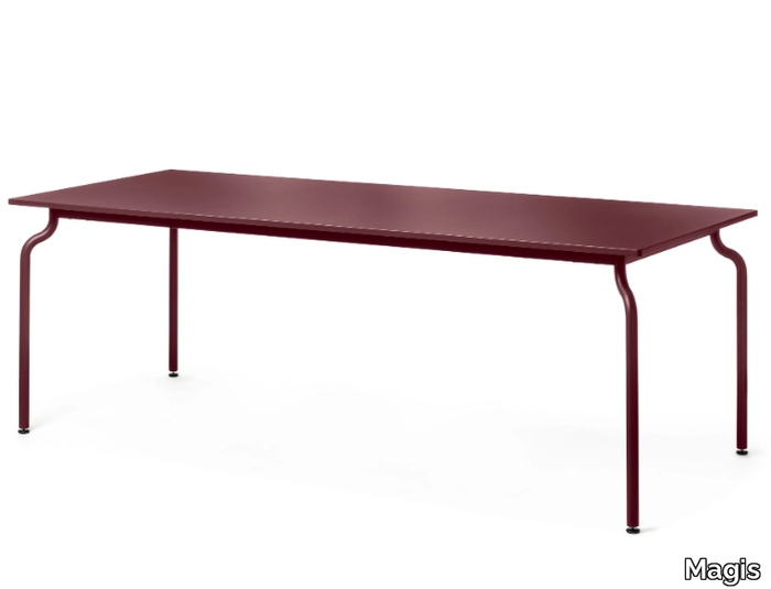 SOUTH - Rectangular steel table _ Magis