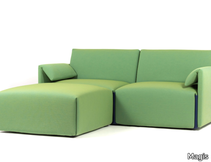 COSTUME - Modular fabric sofa with removable cover _ Magis