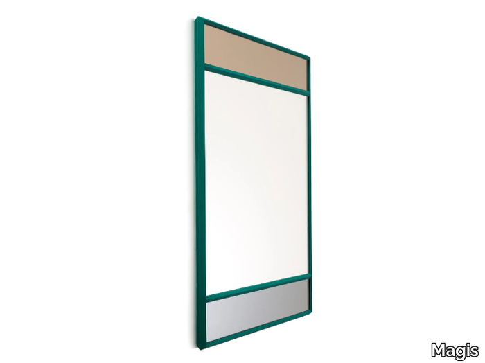 VITRAIL - Rectangular wall-mounted framed mirror _ Magis