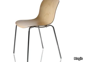 TROY - Stackable multi-layer wood chair _ Magis