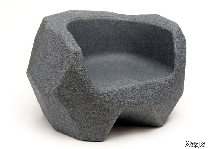 PIEDRAS - Polyethylene Kids armchair with armrests _ Magis