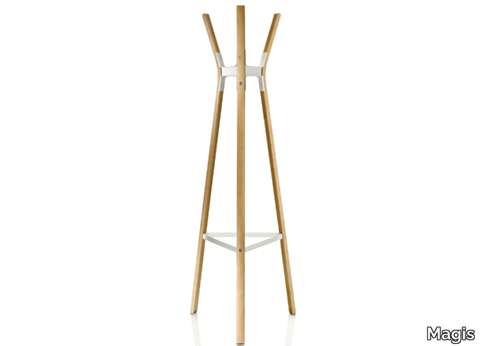 STEELWOOD - Wooden coat stand _ Magis