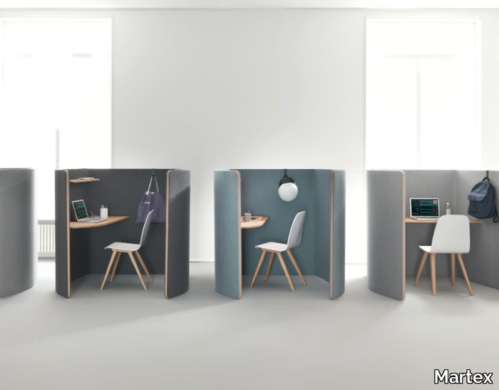 NUCLEO - Multimedia fabric office booth _ Martex