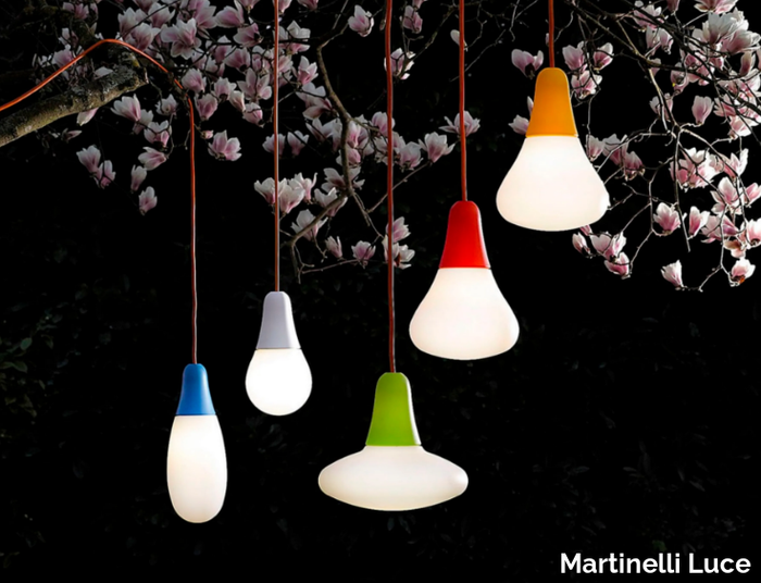 CIULIFRULI - Polyethylene outdoor pendant lamp _ Martinelli Luce