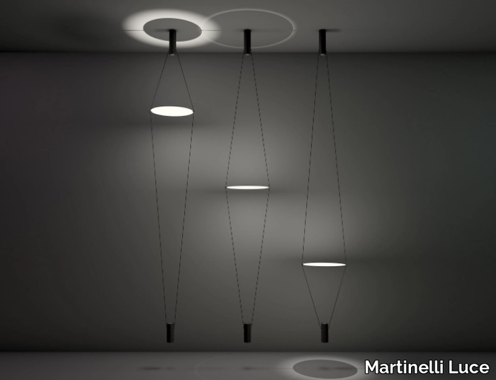 COASSIALE - LED aluminium pendant lamp _ Martinelli Luce