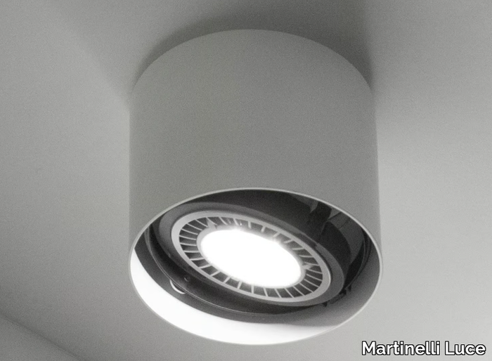 EYE SINGLE - Adjustable ceiling aluminium spotlight _ Martinelli Luce