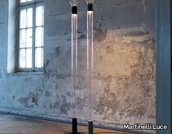 DIA - LED glass floor lamp _ Martinelli Luce