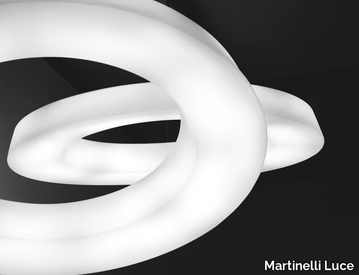 CIRCULAR POL - LED dimmable polyethylene pendant lamp _ Martinelli Luce