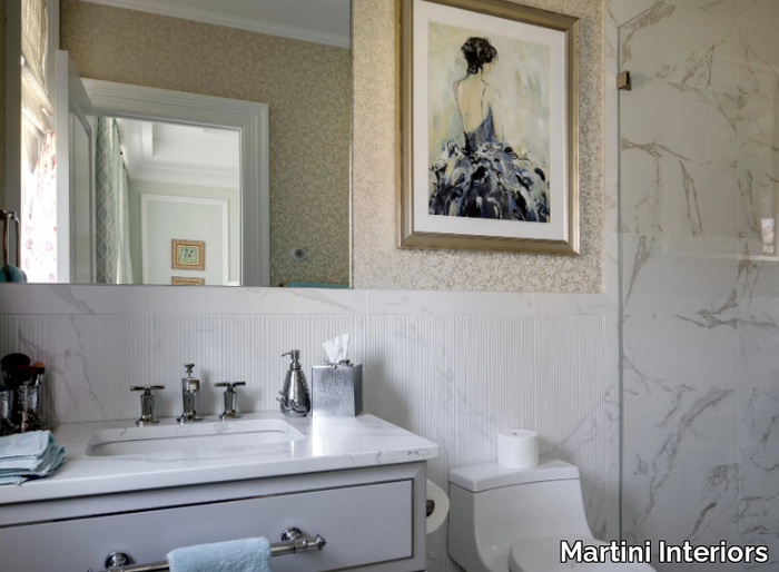 CHICAGO - NORTH SHORE - Wall-mounted vanity unit with drawers _ Martini Interiors