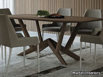 GEORGE - Rectangular wooden table _ Martini Interiors