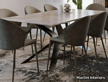 MORGAN - Rectangular wooden table _ Martini Interiors