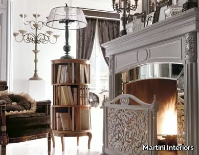 NAPOLI - Open wooden bookcase _ Martini Interiors