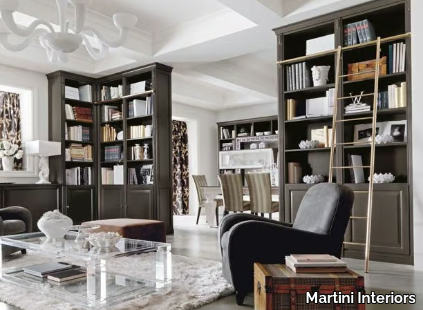 CONVIVIO - Wooden bookcase _ Martini Interiors