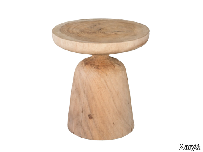 ATLAS - Round solid wood coffee table _ Mary&