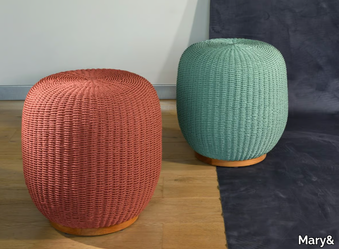 RAIN - Round pouf _ Mary&