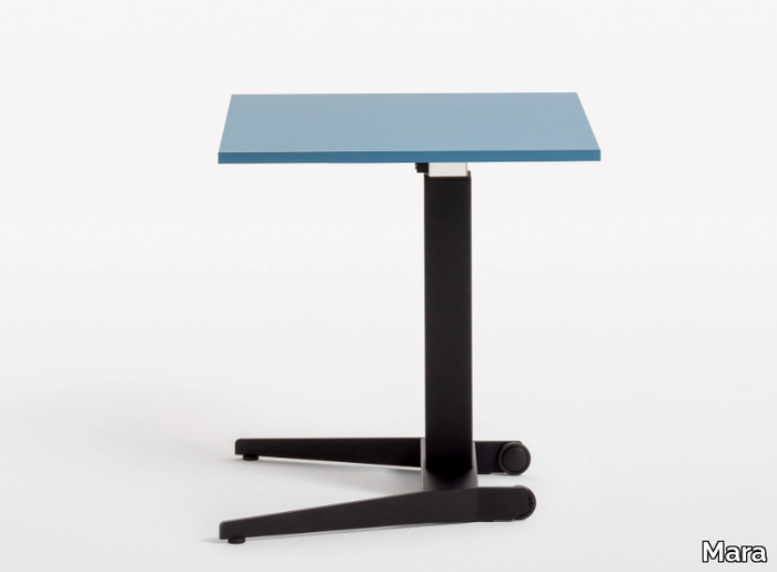 FOLLOW ME SMALL - Height-adjustable office desk with flip-top on castors _ Mara