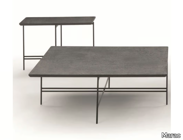 BOULEVARD - Rectangular MDF coffee table _ Marac