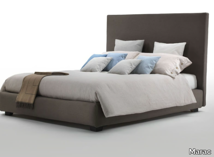 KAY - Fabric bed with high headboard _ Marac