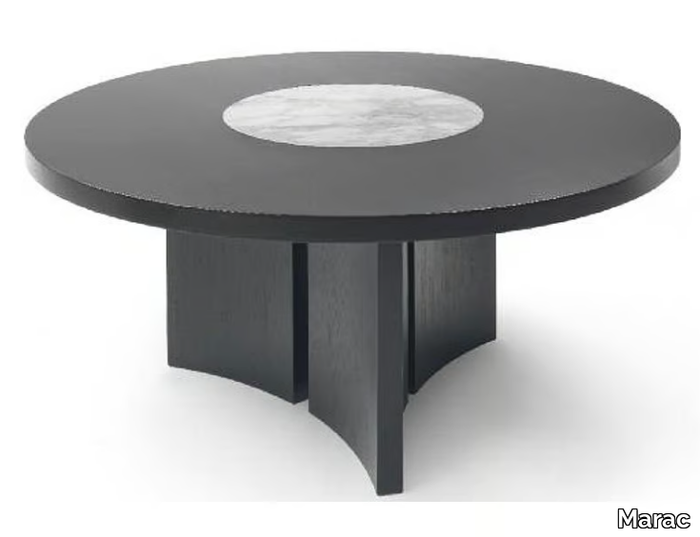 ASTER - Round table with Lazy Susan _ Marac