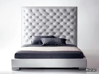 LUIGI - Bed with upholstered headboard _ Marac