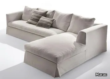 METRO - Fabric sofa with chaise longue _ Marac