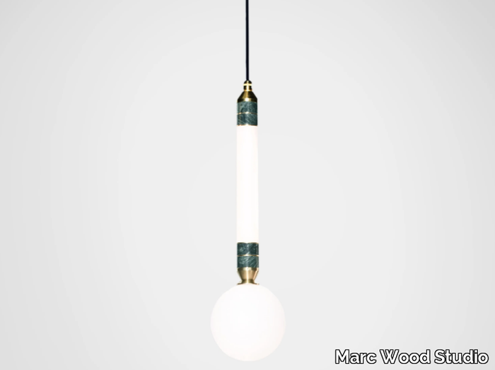 GREENSTONE SMALL - LED pendant lamp _ Marc Wood Studio