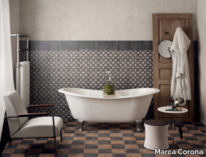 TERRA - ROSSO - Full-body porcelain stoneware wall/floor tiles _ Marca Corona