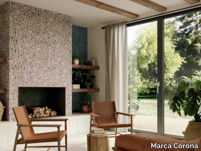 TERRACRETA DIPINTO - Glazed porcelain stoneware wall/floor tiles _ Marca Corona