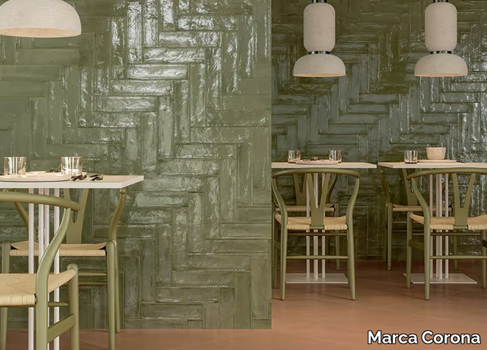 MULTIFORME GIADA BRICK - Porcelain stoneware wall tiles _ Marca Corona