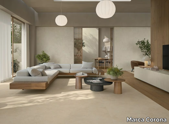 ARKIGEO ARENA - Porcelain stoneware wall/floor tiles with stone effect _ Marca Corona