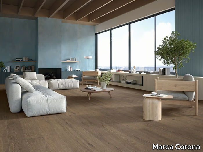 ELISIR TOUCH WHISKY - Porcelain stoneware wall/floor tiles with wood effect _ Marca Corona