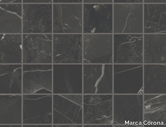 SCULTOREA DARK DIAMOND - Porcelain stoneware mosaic _ Marca Corona