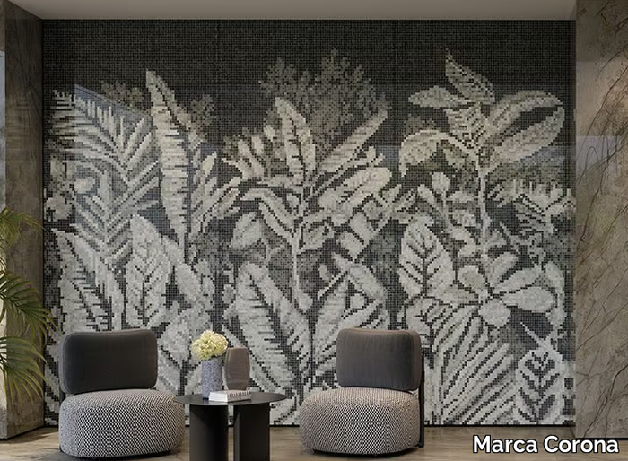 SCULTOREA JUNGLE - Porcelain stoneware wall/floor tiles with marble effect _ Marca Corona