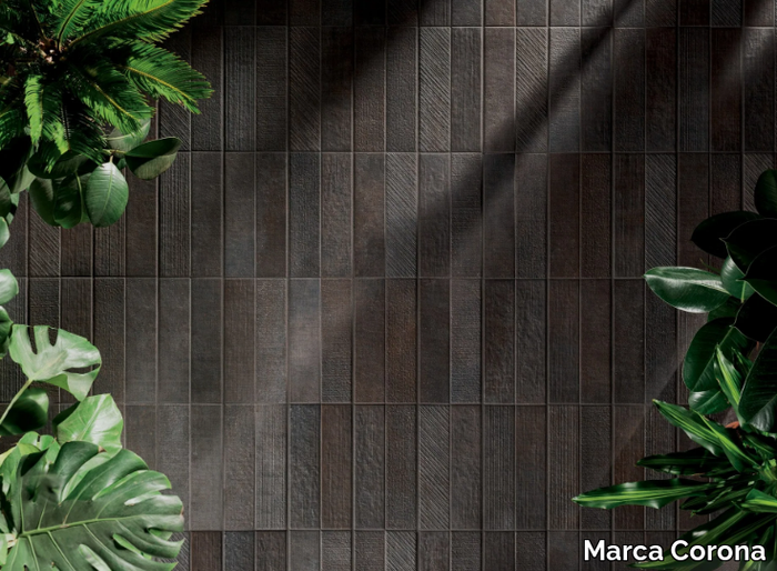 TEXTILE DARK - Ceramic wall/floor tiles _ Marca Corona