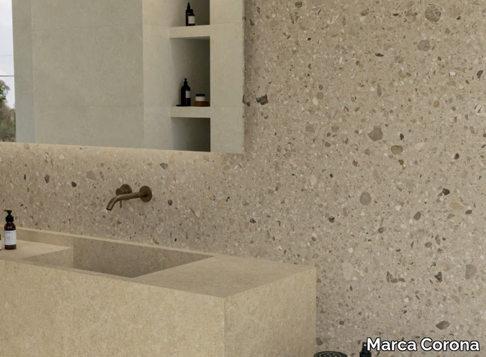 ARKISTYLE SHADE WARM - Full-body porcelain stoneware flooring with stone effect _ Marca Corona