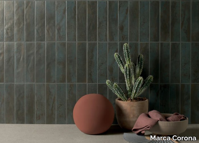 MINIATURE FUOCO - Porcelain stoneware wall tiles with encaustic effect _ Marca Corona