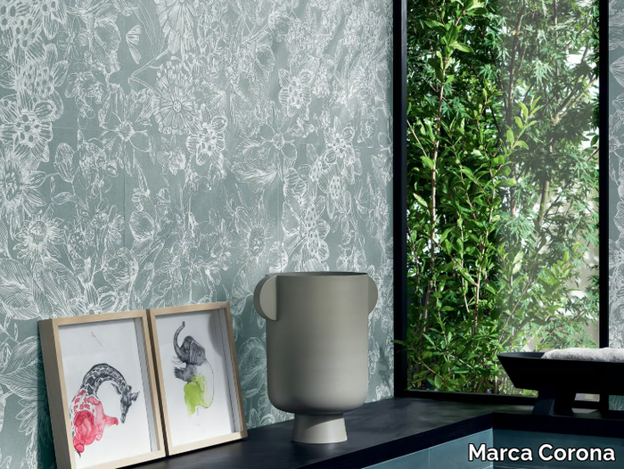 MIRABILIA FLORAL BAY - Rectified porcelain stoneware wall tiles _ Marca Corona