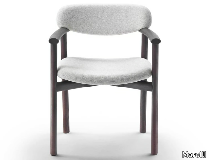 AFRA - Fabric chair with armrests _ Marelli