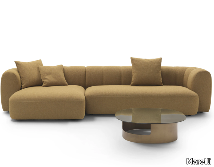 MILO - Modular fabric sofa _ Marelli