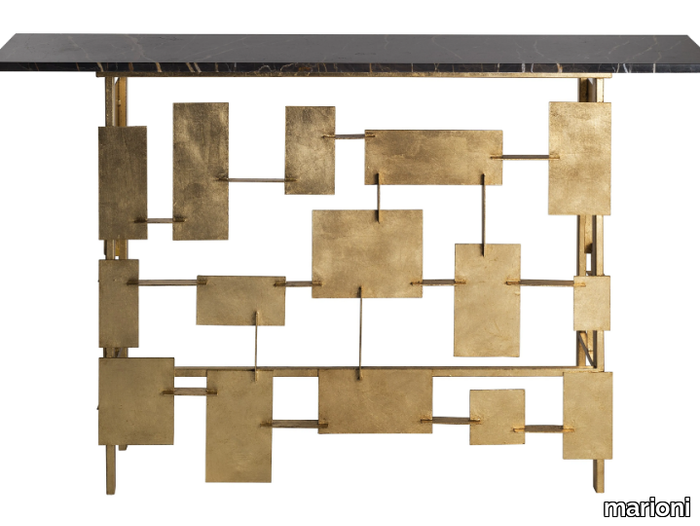 RAYMOND - Rectangular marble console table _ marioni