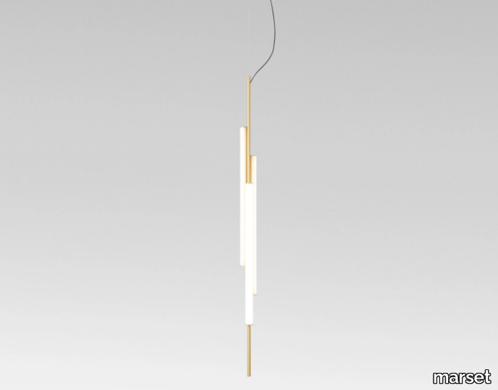 AMBROSIA V - LED aluminium pendant lamp _ Marset